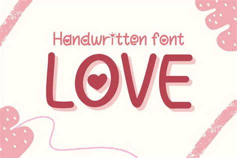 Love Font by Sirinart · Creative Fabrica