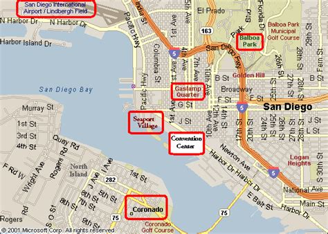 Seaport Village San Diego Map