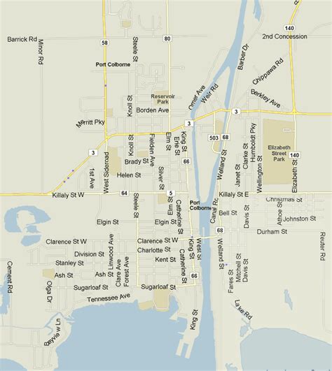 Port Colborne Map, Ontario - Listings Canada