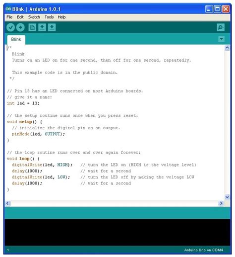 Loading the 'Blink' Example | Arduino Lesson 1. Blink | Adafruit Learning System