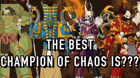 Who is the Strongest Champion of the Chaos Gods? Warhammer 40k - YouTube