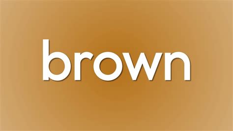 Brown Song - YouTube