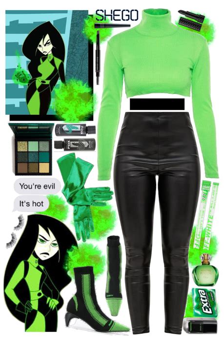 shego costume Outfit | ShopLook | Костюм на хэллоуин, Костюм для ...