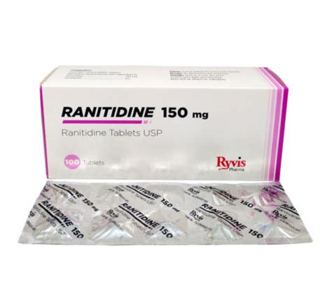 Ranitidine Tablets BP 150 mg | Ryvis Pharma