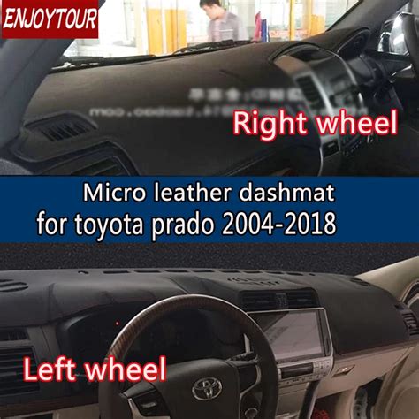 For toyota prado 2004 2018 Leather Dashmat Dashboard Cover Prevent ...