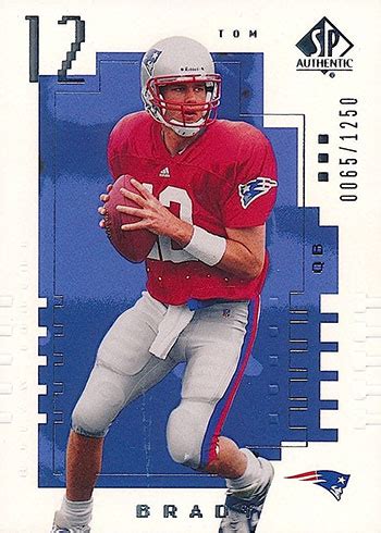 Tom Brady Rookie Card Rankings: Countdown of the Best & Most Valuable