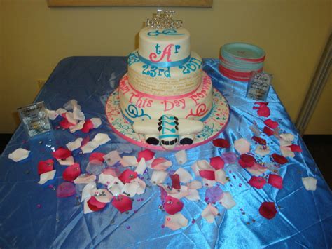 Pink/blue Wedding - CakeCentral.com