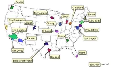 Largest Metropolitan Areas In The Us