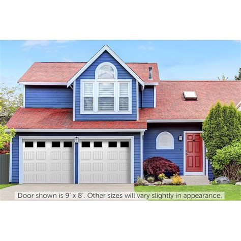 Wayne Dalton Classic Steel Model 9100 9-ft x 8-ft Insulated White Single Garage Door with ...