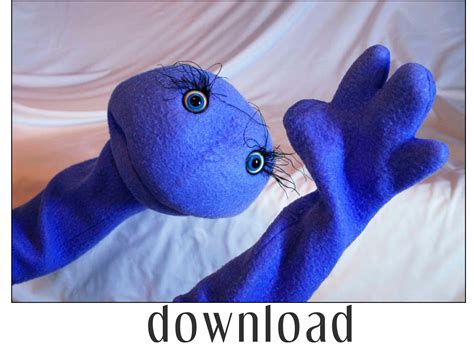 Dinosaur Puppet Pattern PDF Download English (Download Now) - Etsy