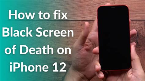 How to fix Black Screen of Death on iPhone 12 - 5 ways - TechieTechTech