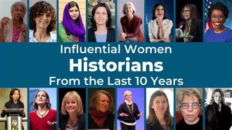 Influential Women Historians From the Last 10 Years | Academic Influence