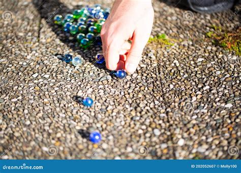 Playing Marbles, Old Children`s Game, Colorful Balls Stock Image - Image of business, collection ...