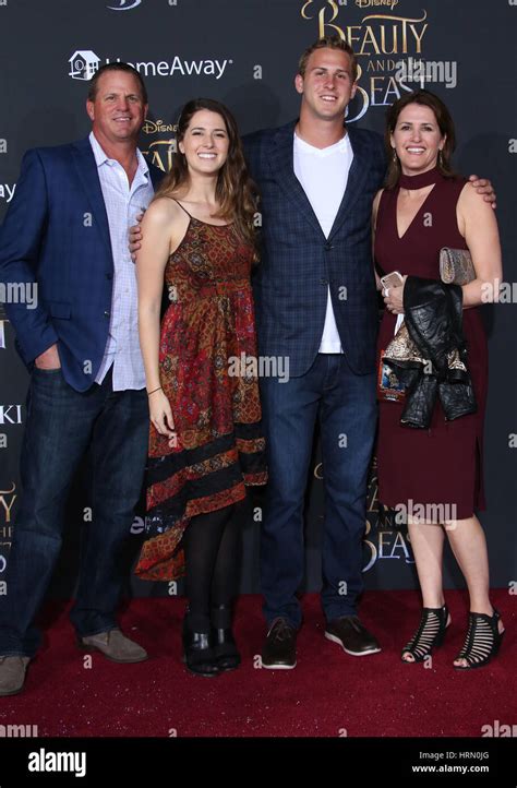 Hollywood, Ca. 02nd Mar, 2017. Jared Goff, Family, At The Premiere Of ...