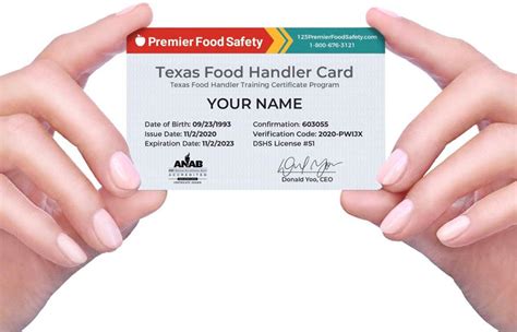 Texas Food Handler Card & Certificate - $7.95 ONLINE | Hablamos Español!