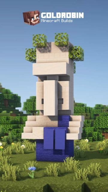 Minecraft Greek Villager Statue Tutorial