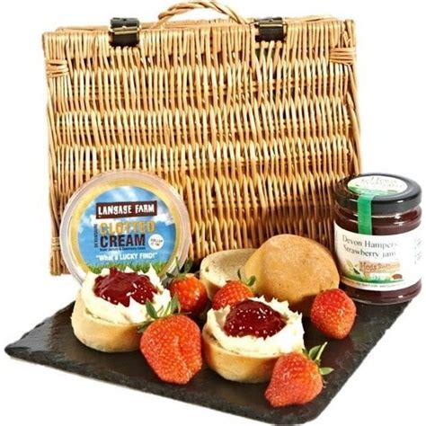 Devon Cream Tea for Two Hamper | from Devon Hampers | Free Delivery