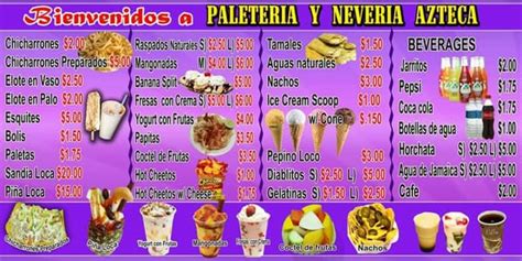 PALETERIA Y NEVERIA AZTECA - 12 Photos - 6748 1/2 W Diversey Ave ...