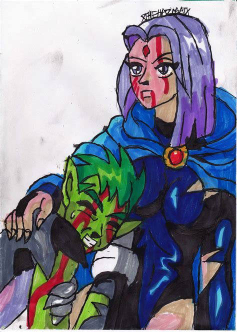 Raven and beast boy by ChahlesXavier on DeviantArt