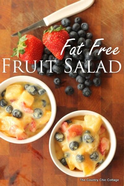 Fat Free Fruit Salad Recipe - Angie Holden The Country Chic Cottage