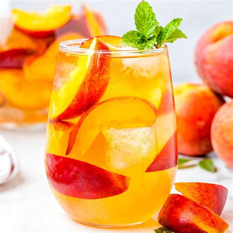 Refreshing Peach Sangria Recipe - Mom On Timeout