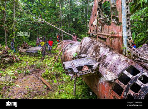 Jungle-Site of Admiral Yamamotos Crash in Bougainville, Papua New ...