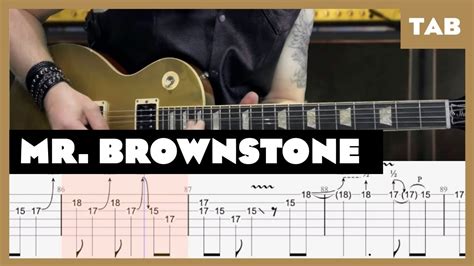 Mr. Brownstone Guns N’ Roses Cover | Guitar Tab | Lesson | Tutorial ...