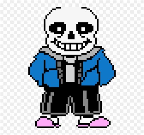 Sans Battle Sprite - Sans Undertale Colored Sprite, HD Png Download - 510x710(#671776) - PngFind