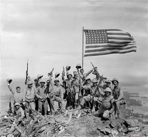75 years since the Battle for Iwo Jima and Joe Rosenthal's award winning Raising the Flag ...