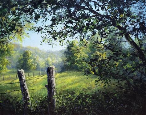 How To Paint A GRASSY MEADOW In ACRYLIC | Landscape paintings ...