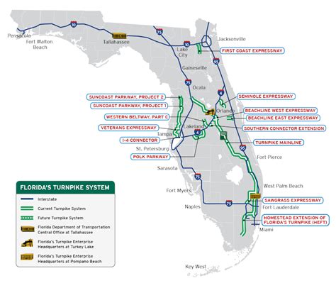 Florida New Toll Roads Map