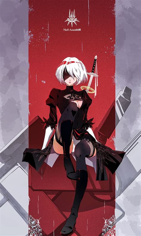 HD wallpaper: Nier: Automata, 2B (Nier: Automata), sword | Wallpaper Flare