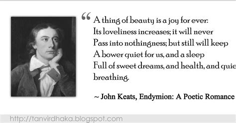 Quotations by John Keats - Tanvir's Blog