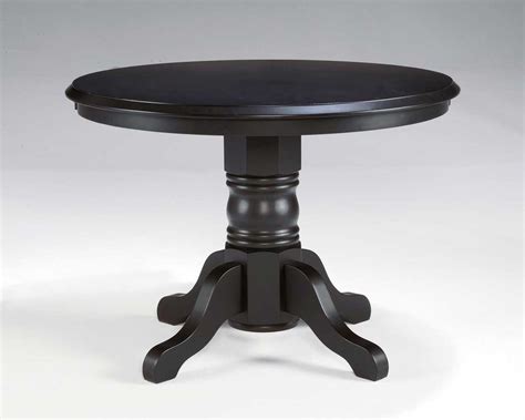 Home Styles Round Pedestal Dining Table - Black 88-5178-30 | Homelement.com