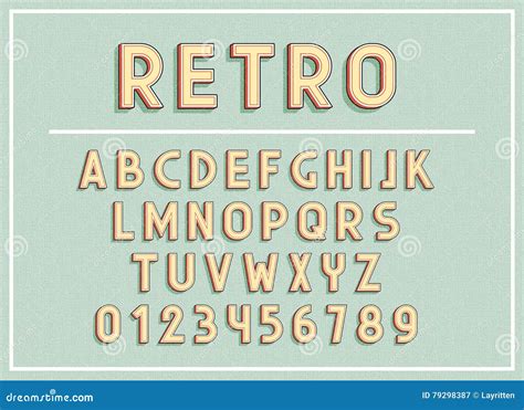 Vintage Letters Font