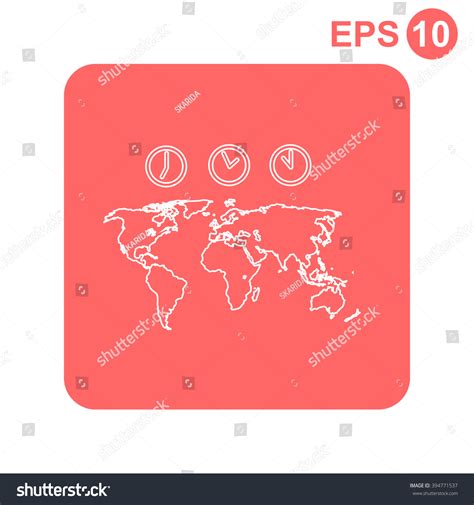 Map World Vector Icon Stock Vector (Royalty Free) 394771537 | Shutterstock