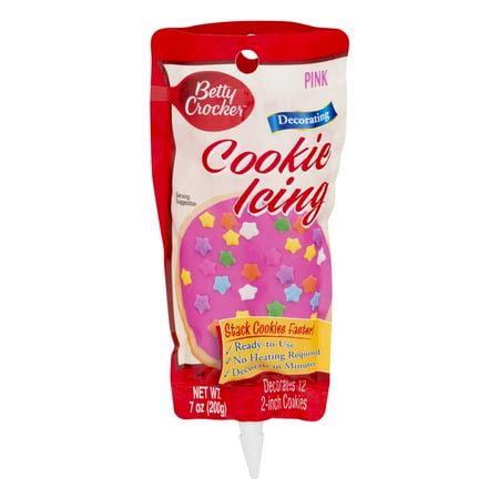 Betty Crocker Pink Decorating Cookie Icing, 7 Ounce - Walmart.com