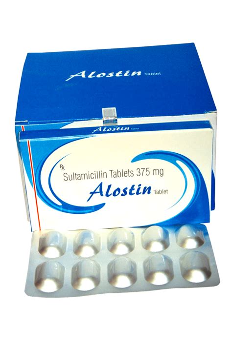 Alostin Sultamicillin Tablets at Rs 450.00/stripe in Ahmedabad | ID: 19163425391