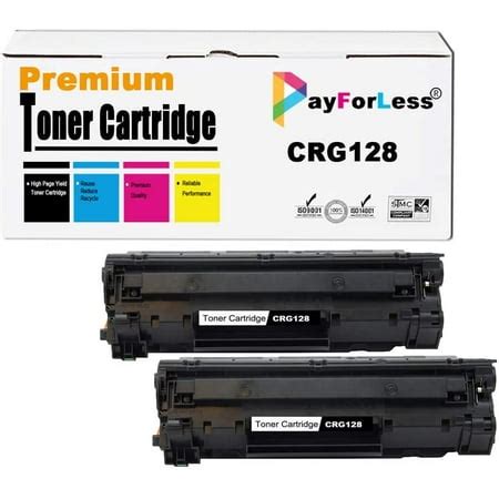 PayForLess® 2PK Compatible Canon 128 Toner Cartridge For Canon MF4770n Canon MF4890dw MF4880dw ...