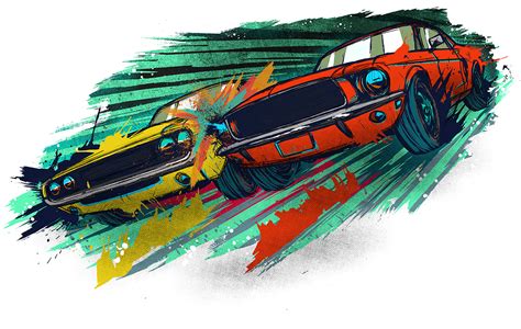 Car Chase ~ Illustration on Behance