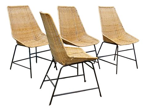 Basket Chairs by G. Legler, Set of 4 | Chair, Basket chair, Vintage ...