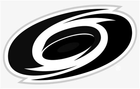 Carolina Hurricanes Logo Black And White, HD Png Download - kindpng