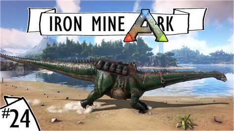 DIPLODOCUS TAMING! :: Ep. 24 :: Diplo Tame :: Ark: Survival Evolved :: IronMine Youtuber Server ...