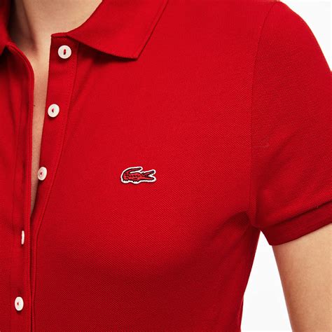 Women's Lacoste Slim Fit Stretch Mini Cotton Piqué Polo Shirt | LACOSTE