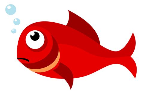 Sad Fish Under Water. Marine Animal Icon Graphic by microvectorone · Creative Fabrica