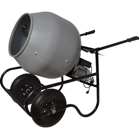 Klutch Portable Electric Cement Mixer — 3.5 Cubic Ft. Poly Drum | Northern Tool + Equipment