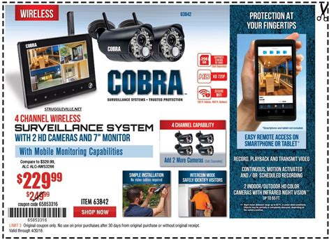 Cobra 4 Channel Wireless Surveillance System Manual