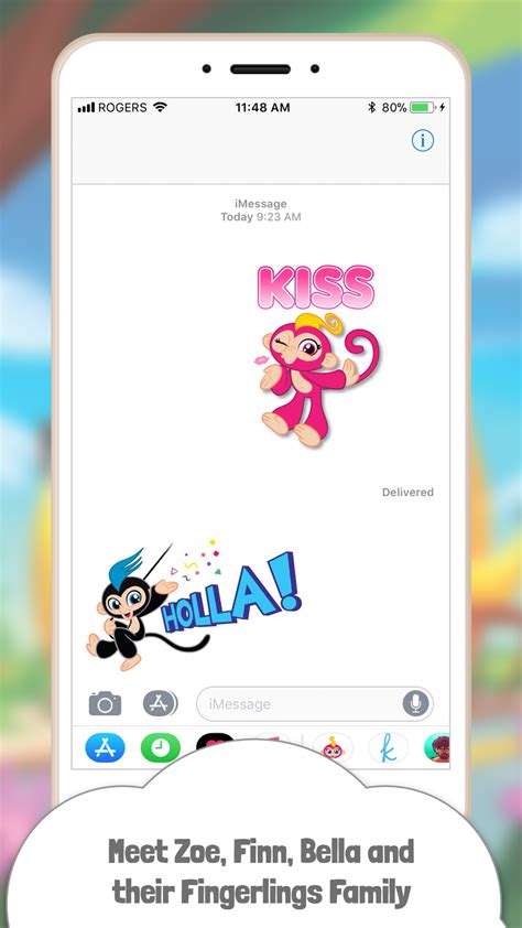 Fingerlings Emoji Stickers for iPhone - Download