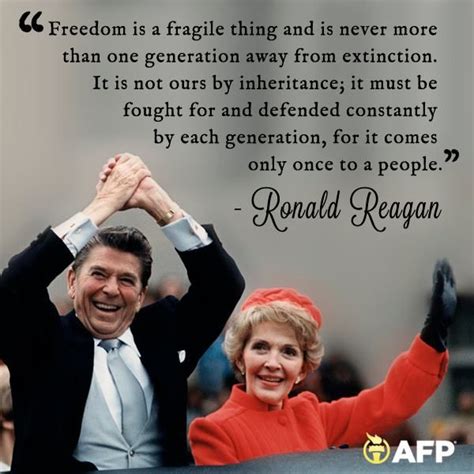 Ronald Reagan Quotes Freedom Is Never More. QuotesGram