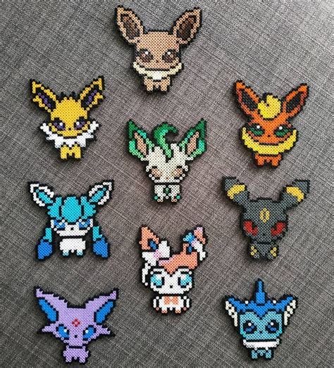 Perler Bead Patterns Pokemon Eevee Evolutions : Cosplay Pikachu ...